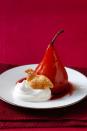 <p>This partridge in a pear tree dessert is a clever take on everyone's favorite the "Twelve Days of Christmas" holiday tune. </p><p><a href="https://www.womansday.com/food-recipes/food-drinks/recipes/a11414/cranberry-poached-pears-partridge-crisps-recipe-wdy1213/" rel="nofollow noopener" target="_blank" data-ylk="slk:Get the Cranberry Poached Pears and Partridge Crisps recipe.;elm:context_link;itc:0;sec:content-canvas" class="link "><em><strong>Get the Cranberry Poached Pears and Partridge Crisps recipe.</strong></em></a></p>