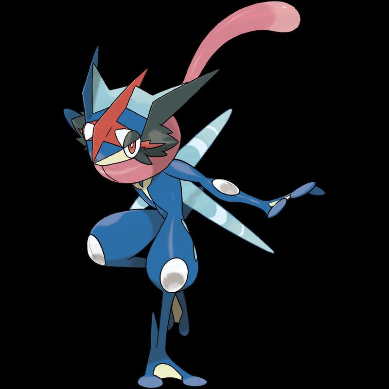 A render of Greninja in its Battle Bond form is shown.