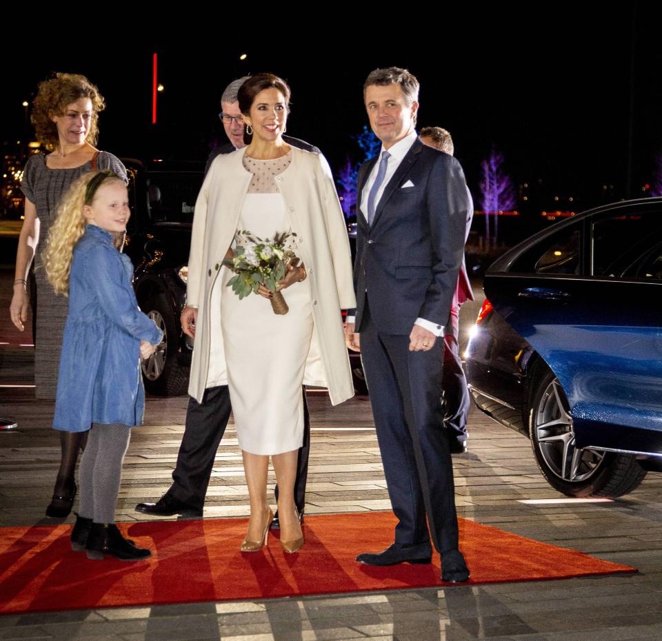 The Crown Prince Frederik and Princess Mary at the Presentation of The Crown Prince Couple awards in Aalborg, Denmark Source: MEGA