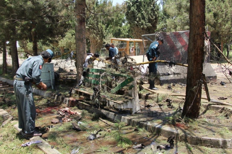 No group has claimed responsibility for the brazen attack, but it comes as the Taliban ramp up their nationwide spring offensive despite government calls for a ceasefire during Ramadan