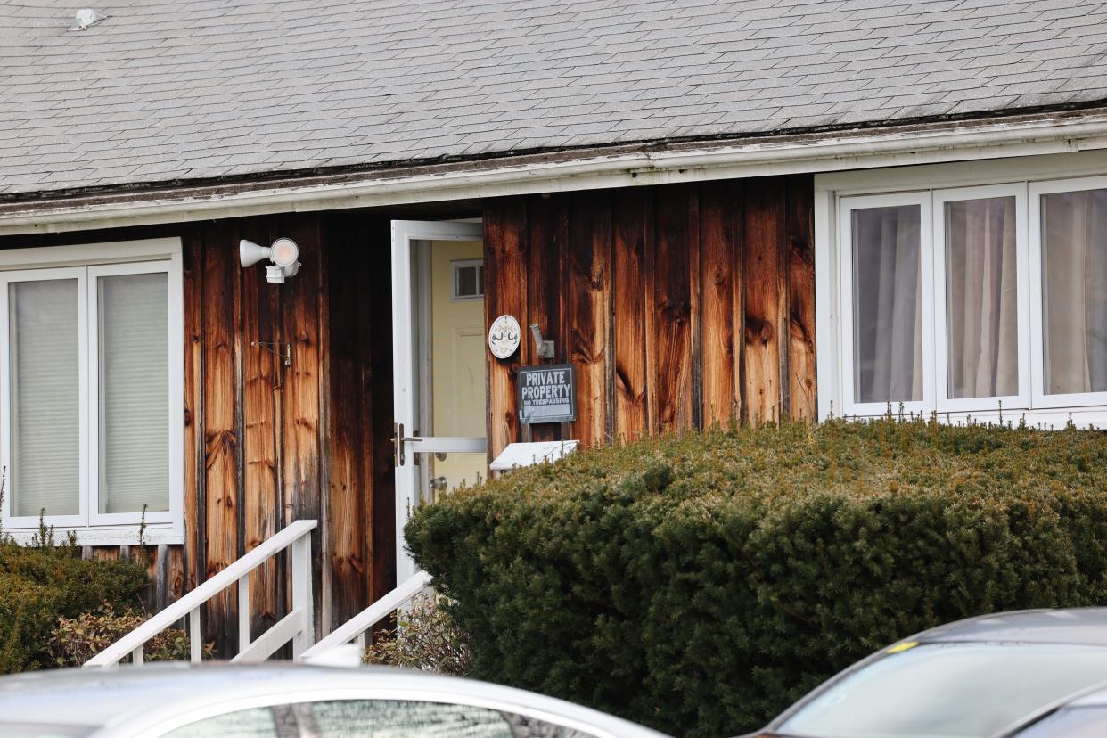 Massachusetts State Police investigate a fatal shooting at 36 Hoover Ave. in Brockton on Easter Sunday, March 31, 2024.