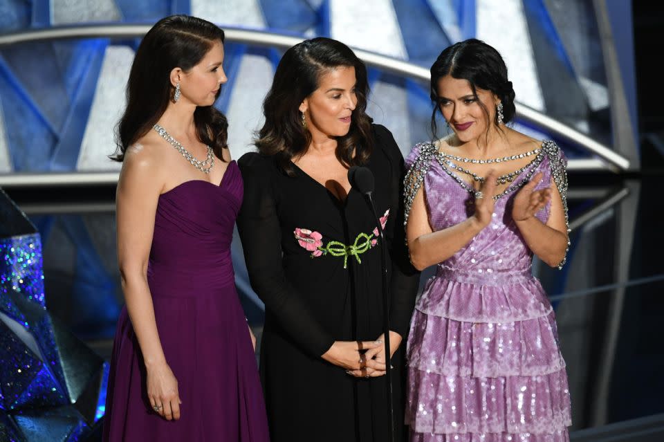 Ashley Judd added she hoped this was the start of another 90 years of equality for all at the Academy Awards. Source: Getty