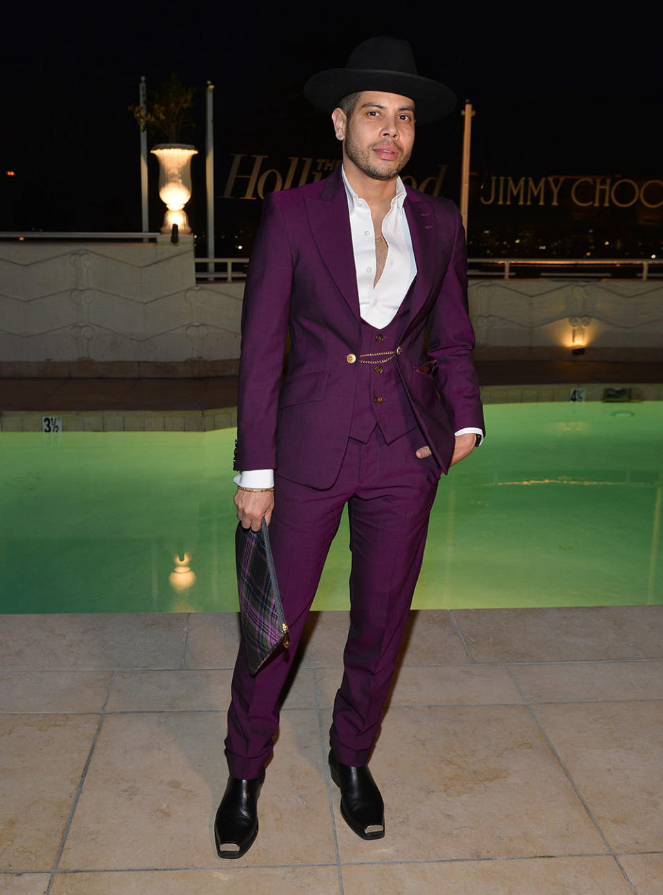 Enrique Melendez attends The Hollywood Reporter And Jimmy Choo Power Stylists Dinner at The Terrace at Sunset Tower on March 28, 2023 in West Hollywood, California.