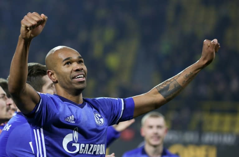 Brazilian defender Naldo scored the equalising goal in the stunning Ruhr derby draw in November 2017 when Schalke came from 4-0 down and also scored against Dortmund in the 2-0 win in Gelsenkirchen last November