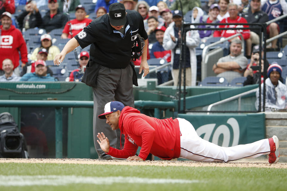 Washington Nationals manager Dave Martinez