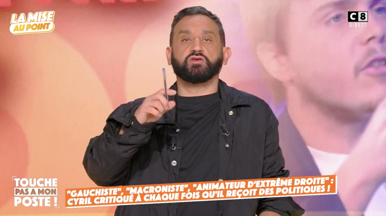 Cyril Hanouna, présentateur de Touche Pas à Mon Poste sur C8.