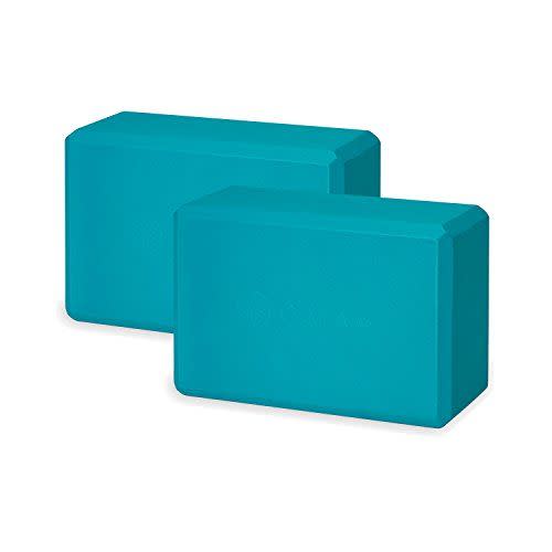 4) Gaiam Essentials Yoga Block Set