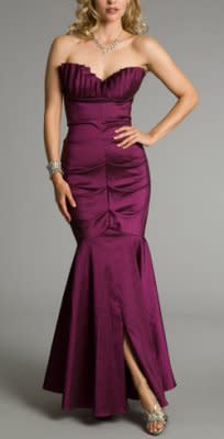 Windsor burgundy strapless dress, $169.90.