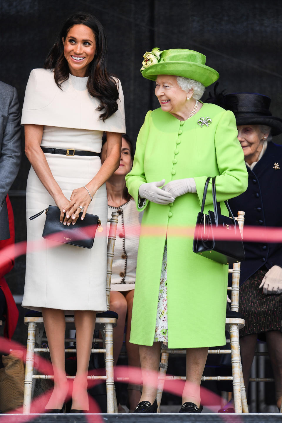 Meghan Markle and the Queen in Chester on 14 June 2018