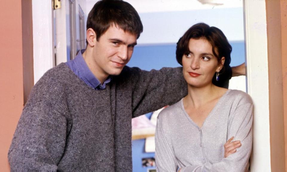 Jack Davenport and Daniela Nardini as Miles and Anna.