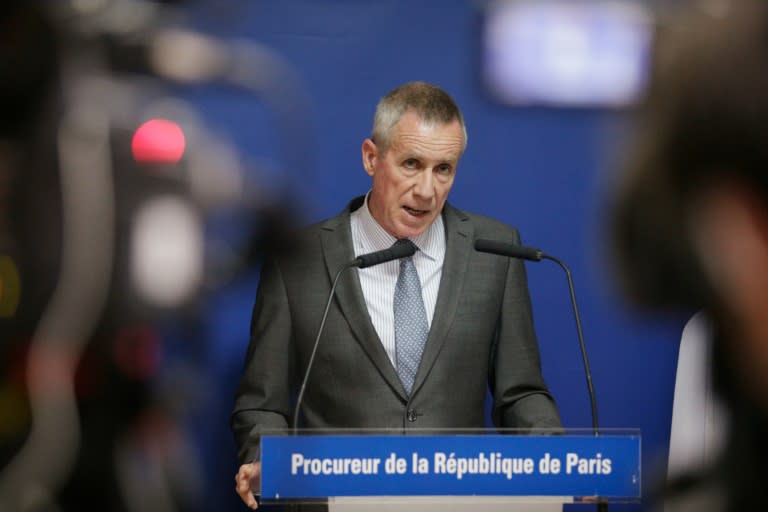 French public prosecutor Francois Molins addresses a press conference on July 26, 2016, at the Paris courthouse