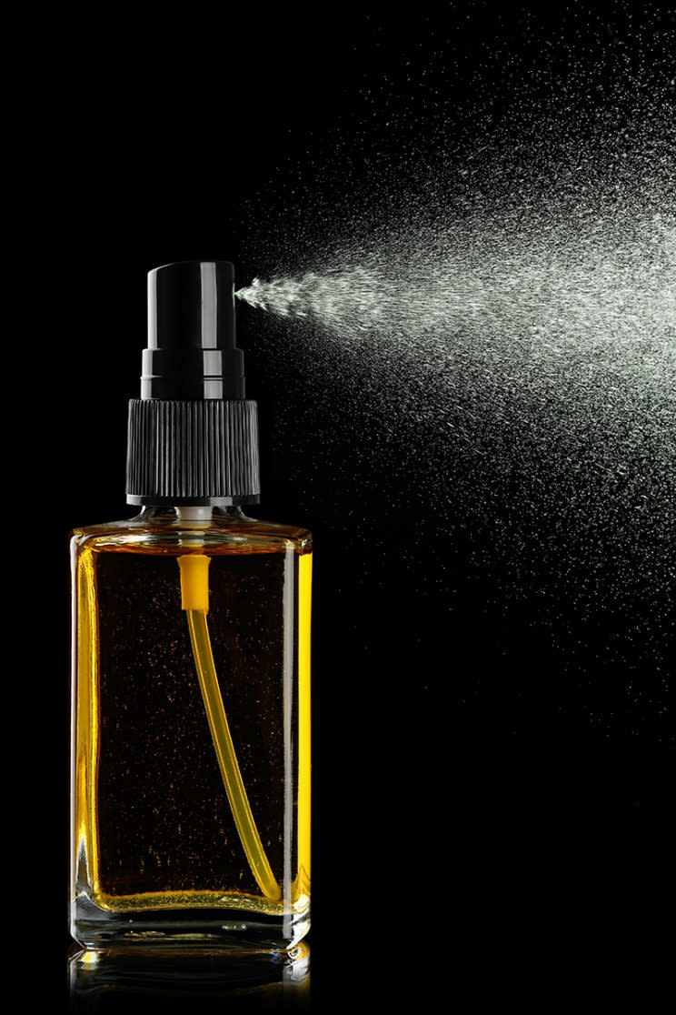 Fragrance can trigger health issues, such as migraines, and can even be bad for business, causing people to walk out of a heavily-perfumed store. (Photo: Getty Images)