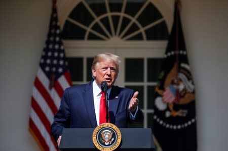 U.S. President Donald Trump participates in signing ceremony for the September 11th Victim Compensation Fund Act at the White House in Washington