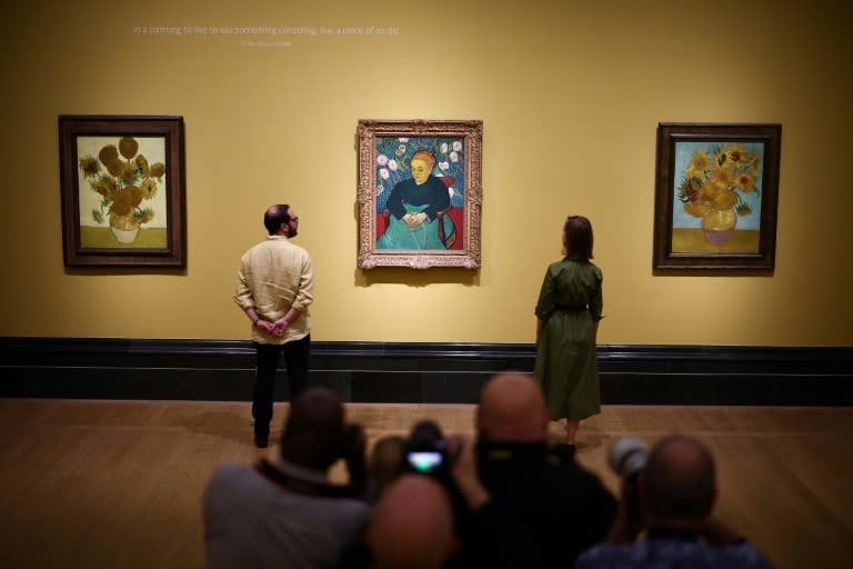 A new exhibition displays three Vincent Van Gogh paintings together for the first time as he envisioned (HENRY NICHOLLS)