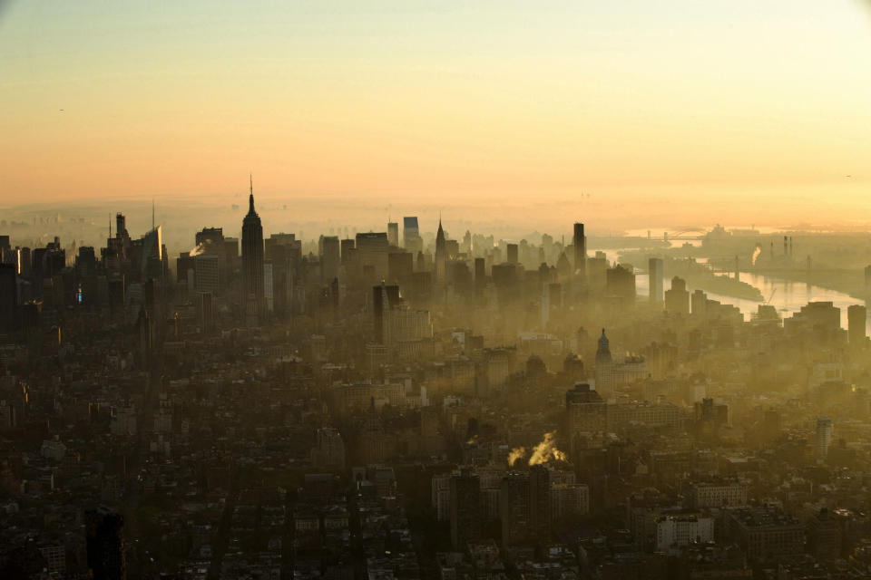 Smog over NYC