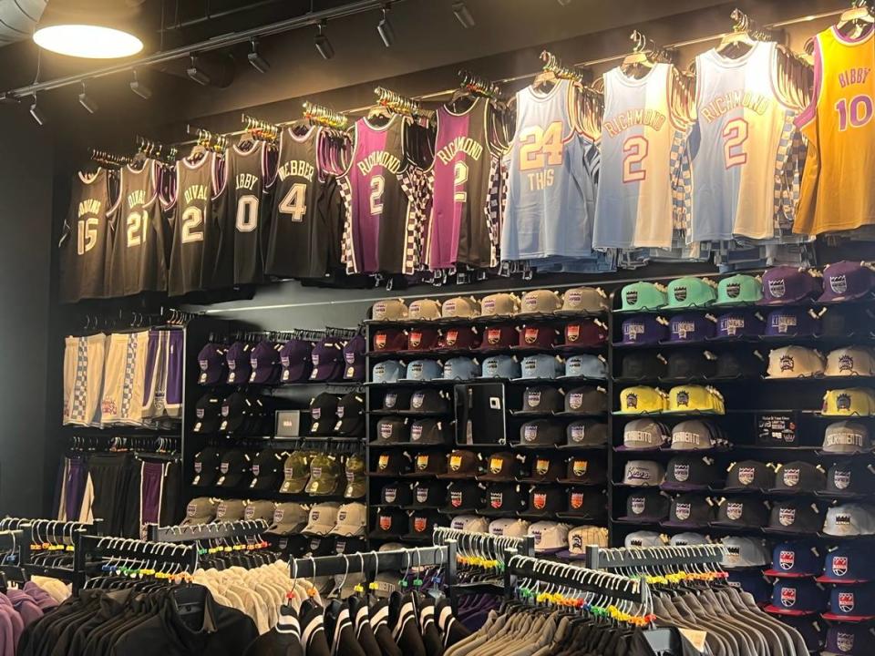 The Lids + Kings Locker Room storefront at Downtown Commons opens Friday, April 14, 2023, and is located directly across from the grand entrance to Golden 1 Center in Sacramento, California.