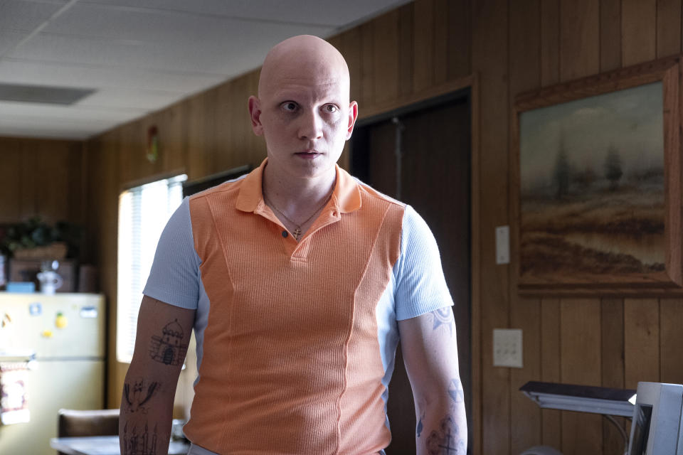 Anthony Carrigan as NoHo Hank in Barry. (Sky/HBO)