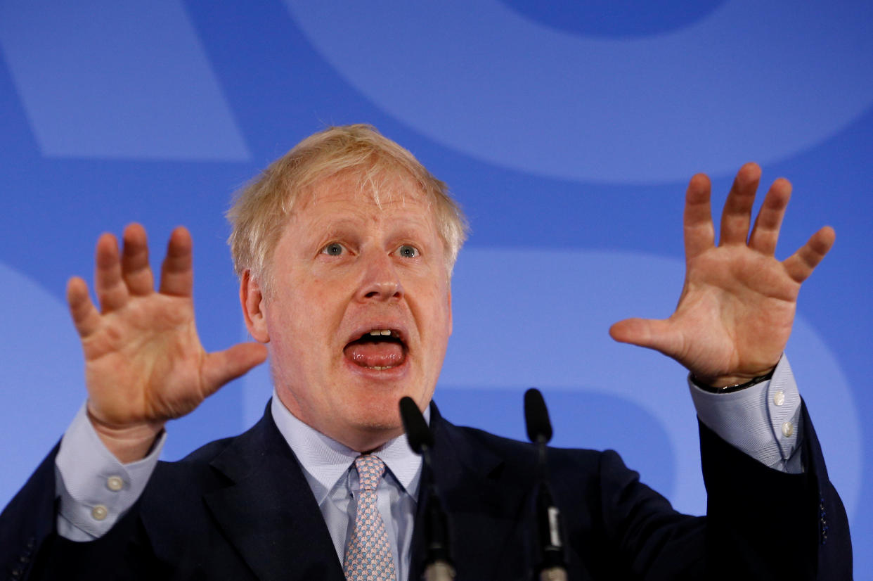 Conservative Party leadership candidate Boris Johnson has shrugged off claims about drug use (REUTERS/Henry Nicholls)