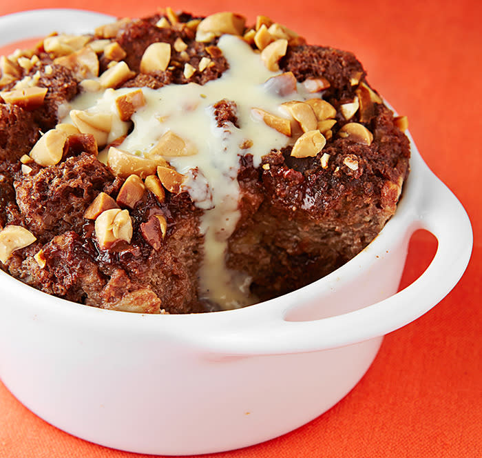 Double Chocolate-Banana Bread Pudding