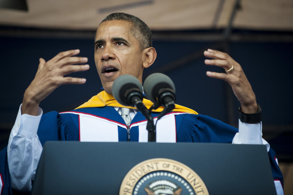 Trump hasn't only questioned the president's birthplace. At a 2011 Conservative Political Action Conference, he&nbsp;insinuated that&nbsp;<a href="https://www.youtube.com/watch?v=PlT9fAkj0XU">Obama didn't actually attend Columbia University</a>.<br /><br />"Our current president came out of nowhere. Came out of nowhere," Trump said. "In fact, I'll go a step further: The people that went to school with him, they never saw him, they don't know who he is. It's crazy.&rdquo;<br /><br />Obama began his college career at Occidental College in Los Angeles in 1979 before transferring to Columbia University two years later. In fact, several of <a href="http://www.factcheck.org/2010/02/obama-at-columbia-university/" target="_blank">Obama&rsquo;s classmates at Columbia</a> have publicly spoken about his time at the university.<br /><br />But that didn&rsquo;t stop Trump from pursuing the theory. In 2012, he&nbsp;offered to give $5 million to charities if the president <a href="http://www.huffingtonpost.com/2012/10/25/donald-trump-announcement-obama-5-million-college-transcripts-passport_n_2016304.html">released his college transcripts</a> and passport records. Nothing came of that stunt.