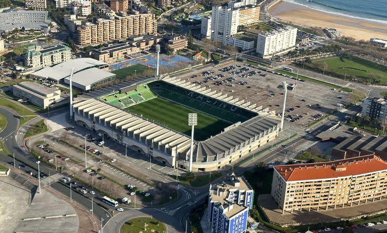 Campos del Sport del Sardinero, el estadio que utliza Real Racing Club de Santander desde 1988