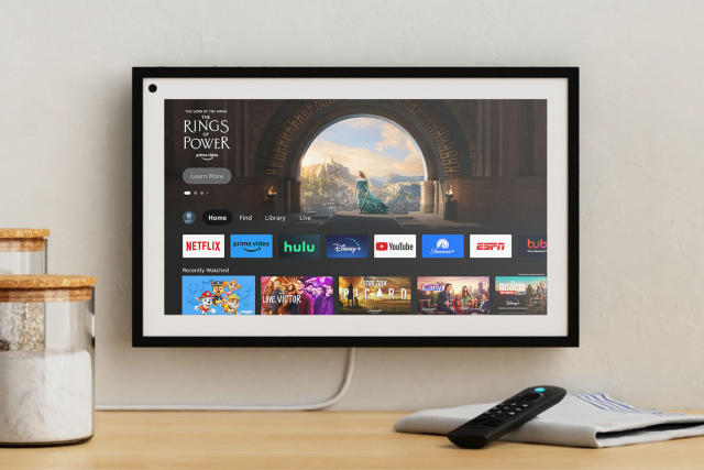 Fire TV interface update for the Echo Show 15 has arrived