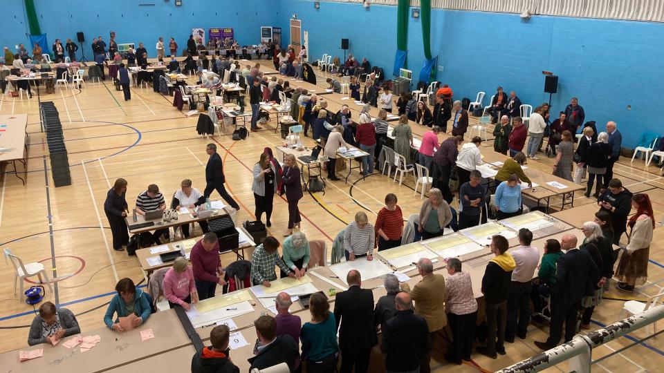 Counting is continuing in Cheltenham