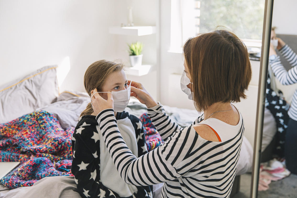 How to encourage children to wear face masks. (Getty Images)