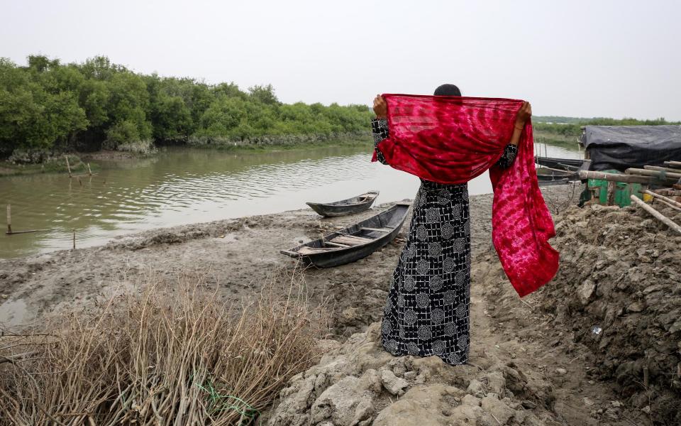 Afsana, 26, was married at the age of 16, a year after a flood left the family without a source of income, and was later trafficked - Catherine Davison