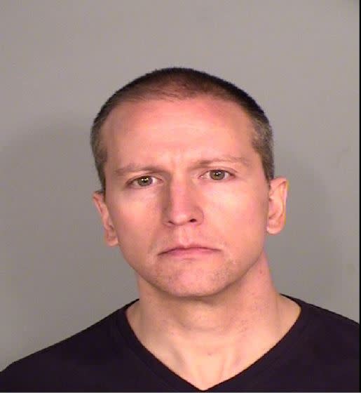 Minnesota police officer Derek Chauvin, booking photo. Credit: Ramsey County Sheriff's Office