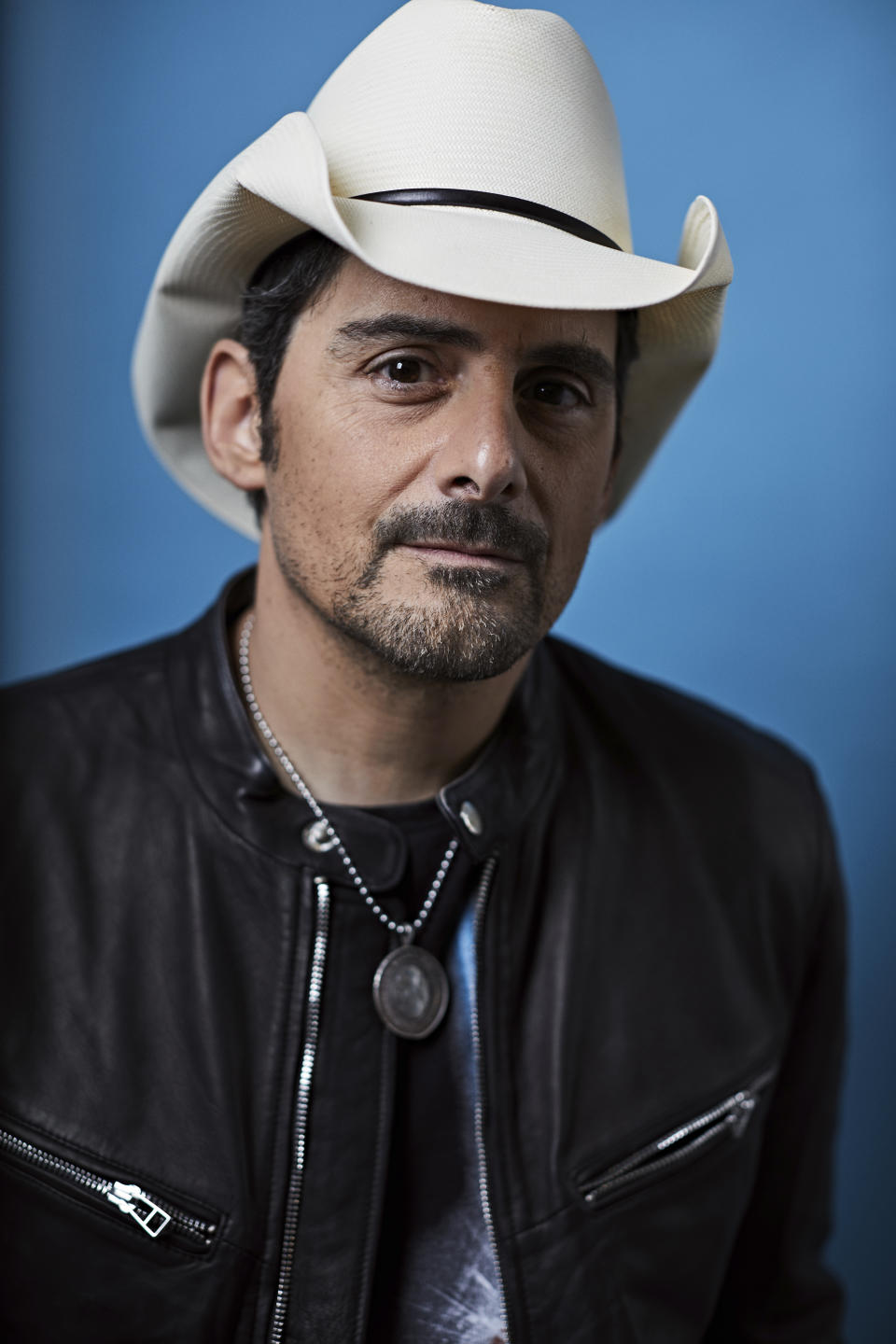 This Nov. 18, 2019 photo shows country singer Brad Paisley posing for a portrait in New York to promote his new variety special, "Brad Paisley Thinks He's Special," airing Dec. 3 at 8 p.m. EST on ABC. (Photo by Matt Licari/Invision/AP)