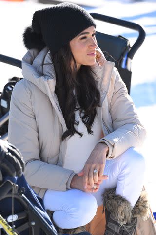 <p>Karwai Tang/WireImage</p> Meghan, Duchess of Sussex attends the Invictus Games One Year To Go Event on February 14, 2024 in Whistler, Canada