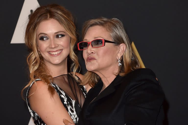 Carrie Fisher y su hija Billie Lourd