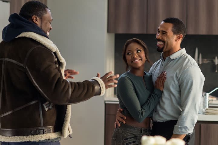 50 Cent (Kanan), Naturi Naughton (Tasha) and Omari Hardwick (Ghost) in the second season of "Power."