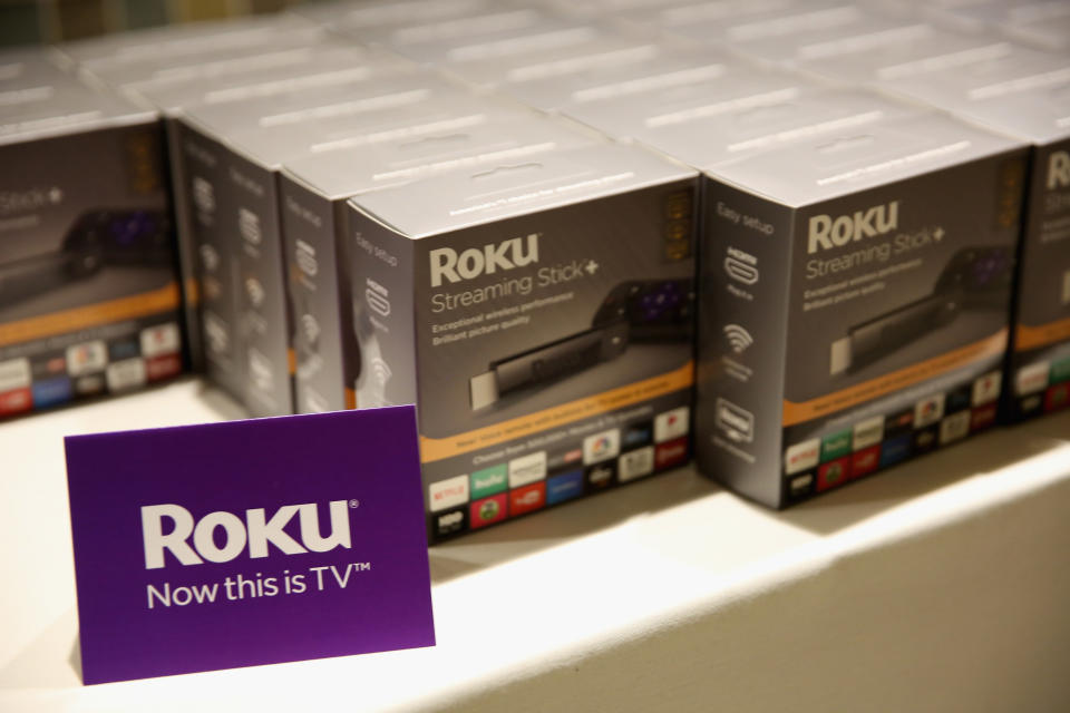 NEW YORK, NY - NOVEMBER 29:  A view of Roku at IGNITION: Future of Media at Time Warner Center on November 29, 2017 in New York City.  (Photo by Monica Schipper/Getty Images)