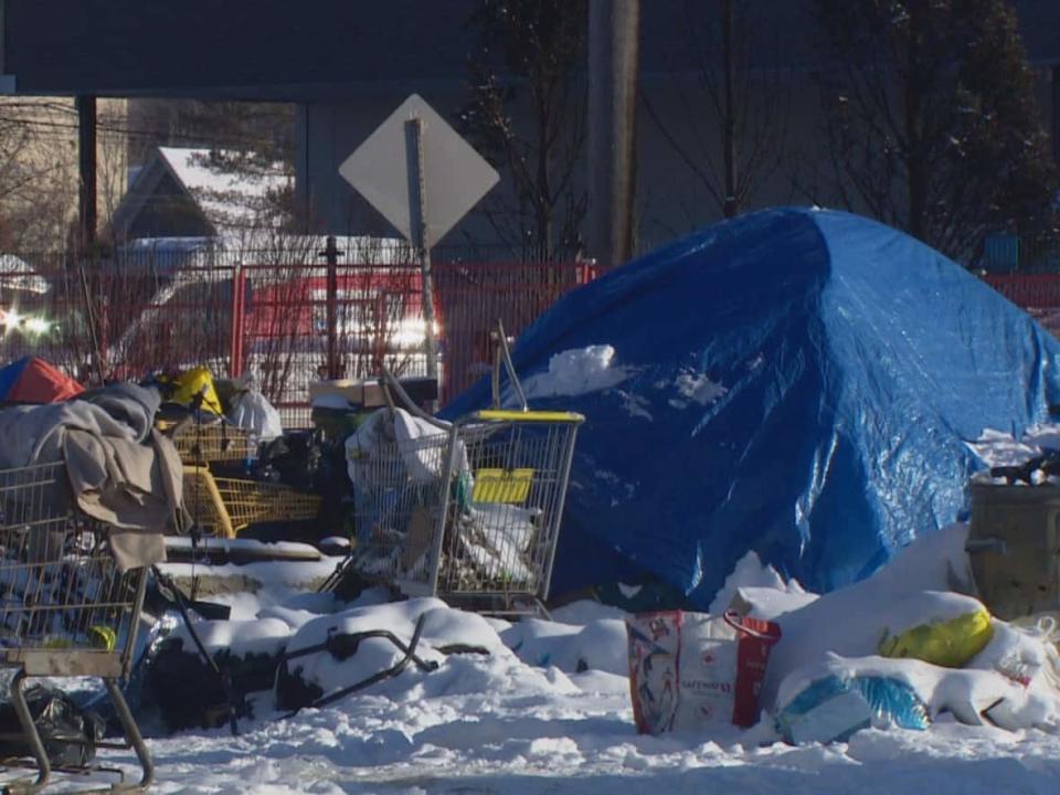 Losing fingers or toes to frostbite on Edmonton's streets creates even more barriers for homeless Edmontonians including the inability to work or get around. (Trevor Wilson/CBC - image credit)