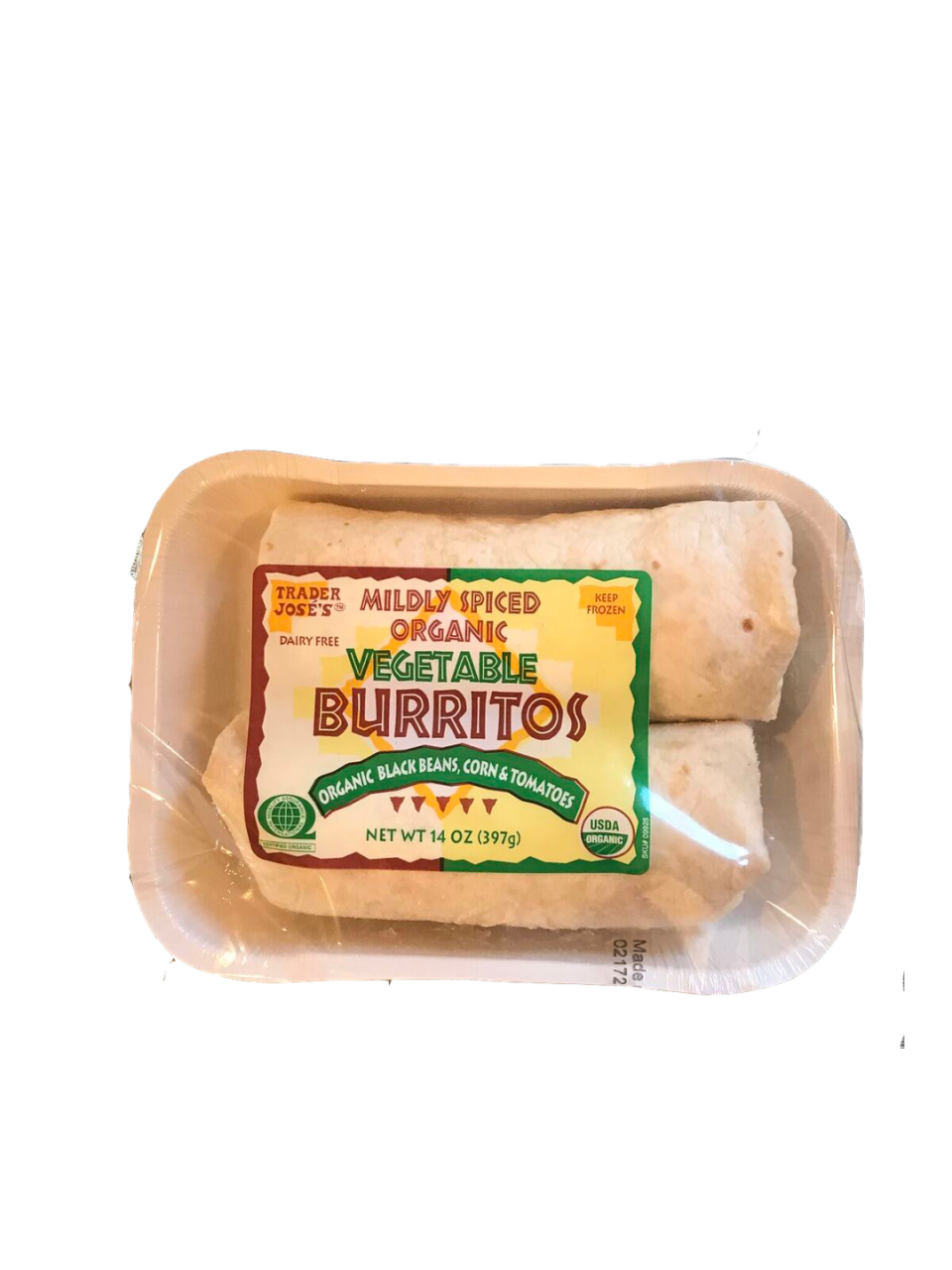 43. Vegetable Burritos