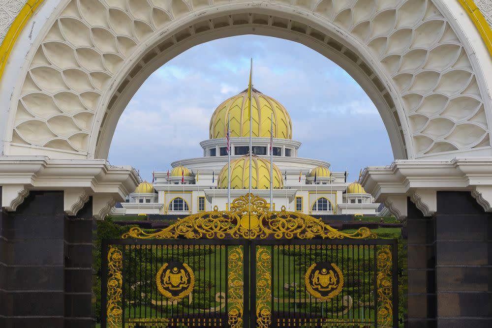 A general view of Istana Negara in Kuala Lumpur August 16, 2021. — Picture by Yusof Mat Isa