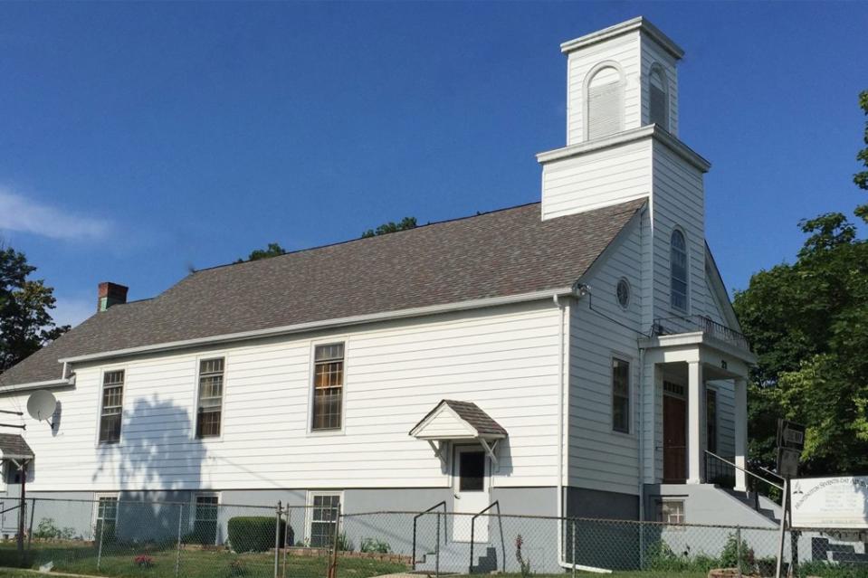 The sexual abuse occurred in the basement of the Huntington Seventh-Day Adventist Church in Huntington Station, authorities said. Huntington Seventh-day Adventist Church/Facebook