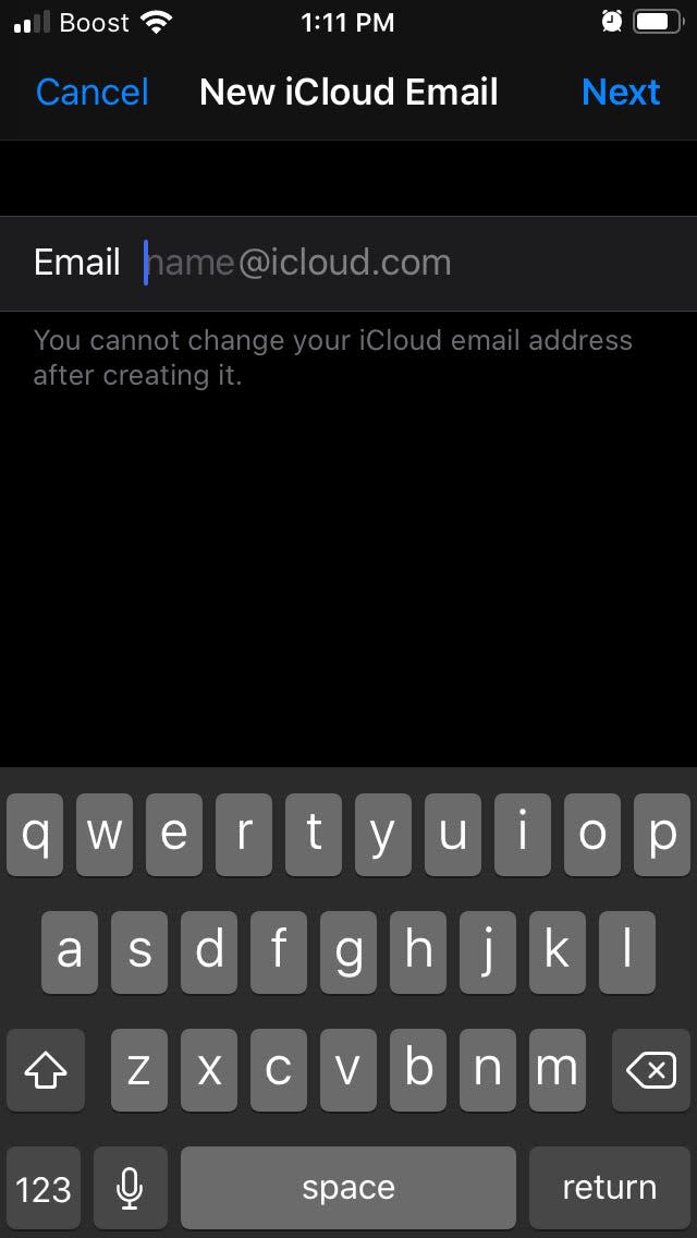 How to create iCloud email   11.PNG