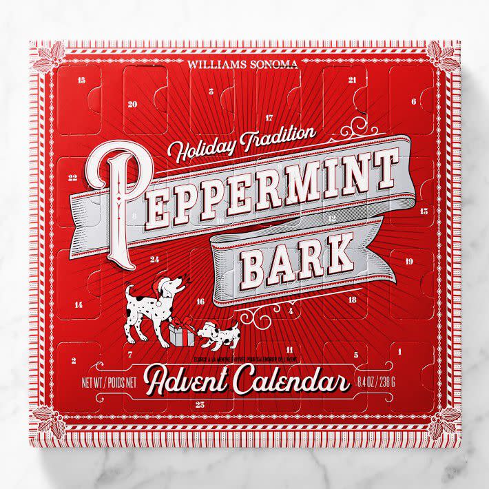 Peppermint Bark Advent Calendar