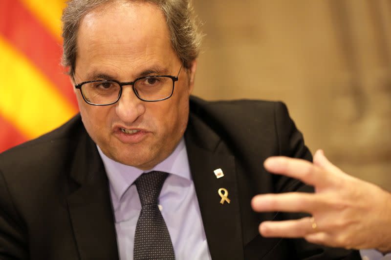 Reuters interview with Catalan head of government