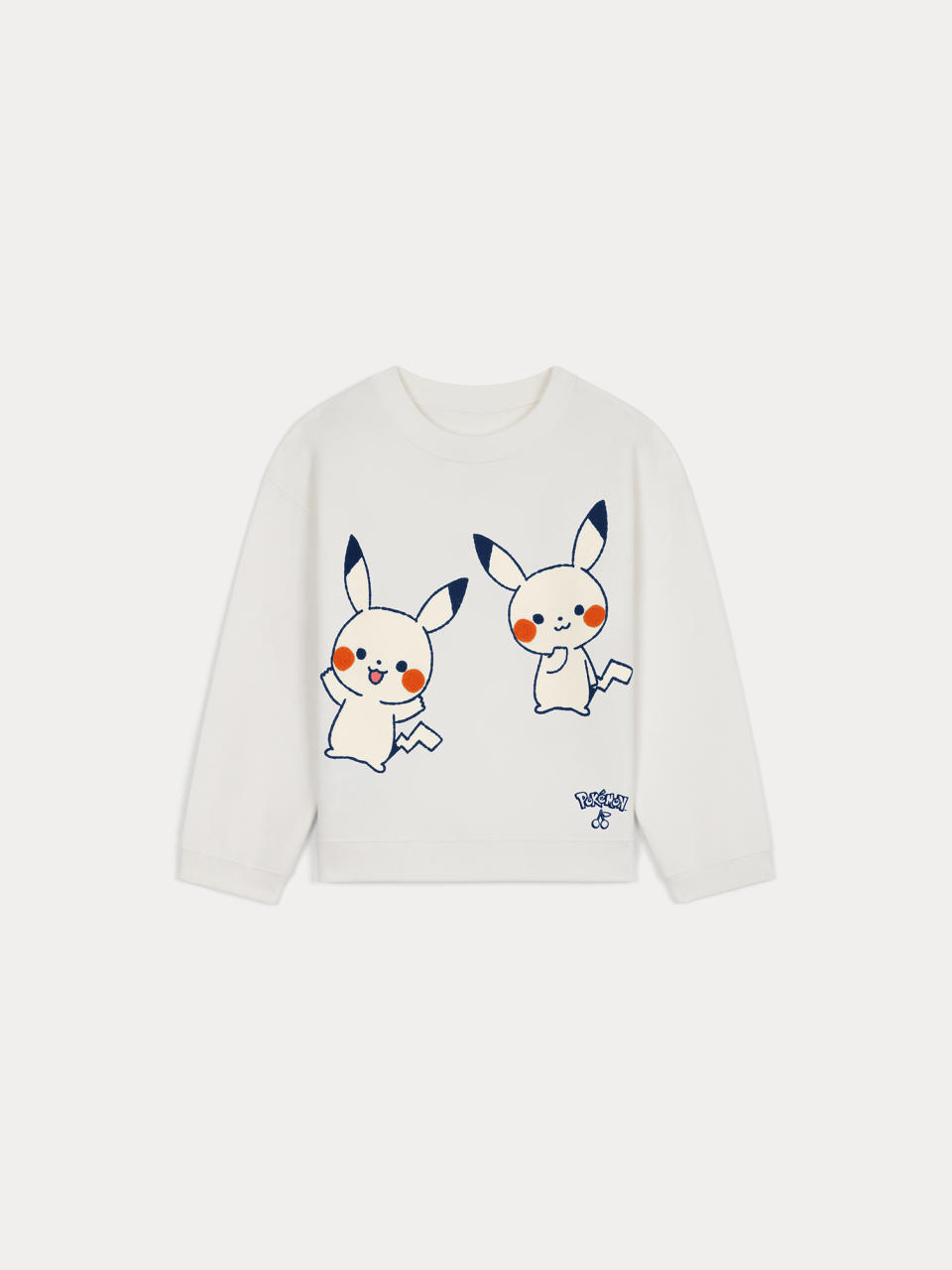 A long-sleeved sweater part of the Pokémon and Bonpoint collaboration.