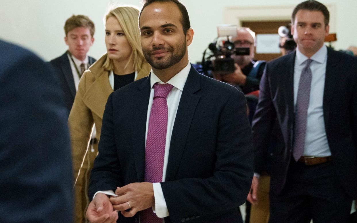 George Papadopoulos, the former Trump campaign adviser who triggered the Russia investigation - AP