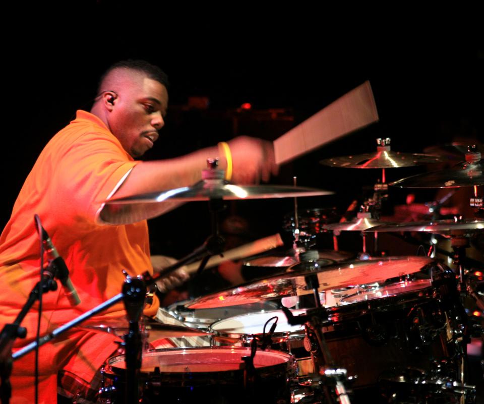 Aaron Spears drumming