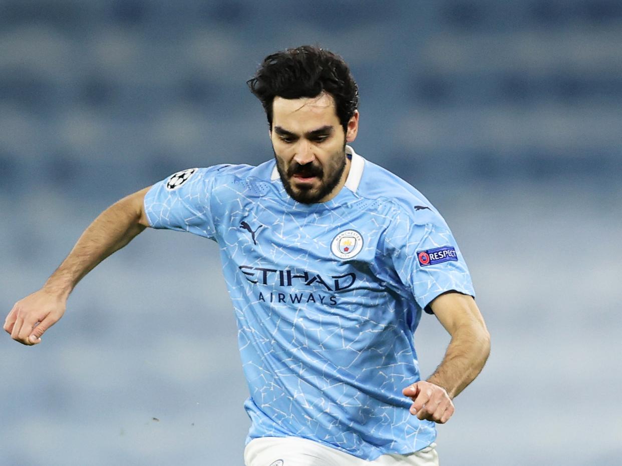 Ilkay Gundogan in action for Manchester City (Getty Images)