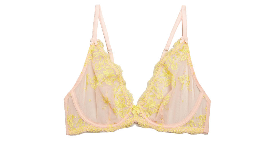 Blossom Embroidered Underwired Plunge Bra