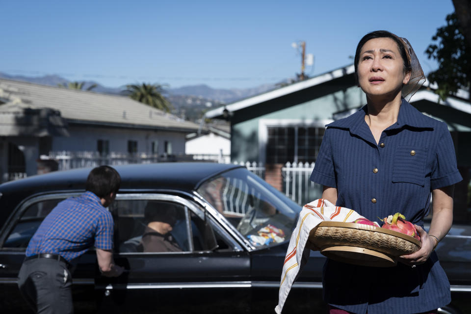 This image released by Warner Bros. Discovery shows Ky Duyen in a scene from the HBO television mini series "The Sympathizer." (Warner Bros. Discovery via AP