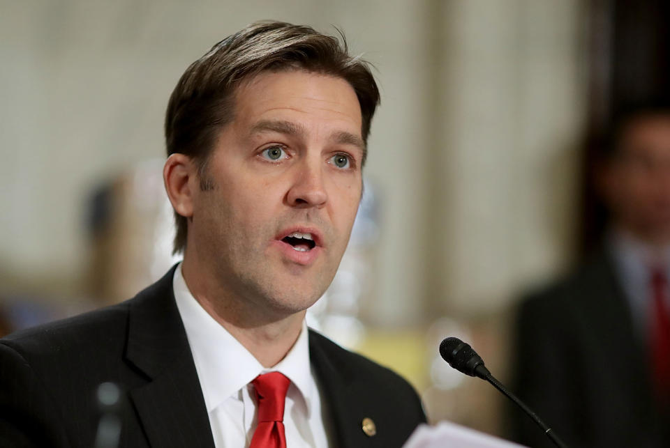 Sen. Ben Sasse, R-Neb., on Capitol Hill Jan. 10, 2017. (Photo: Chip Somodevilla/Getty Images)