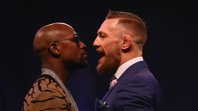 Der Mega-Kampf zwischen Floyd Mayweather (l.) und Conor McGregor steigt am 26. August in Las Vegas